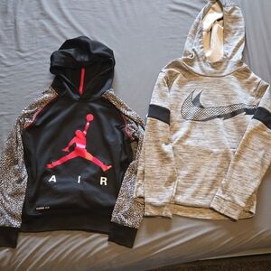 Nike and Jordan Hoodies - Black and Gray